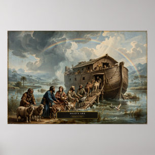 Affiche L'Arche de Noé — Style de Da Vinci