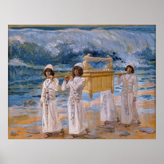 Affiche L'Arche passe au-dessus du Jourdain par James Tiss (Devant)