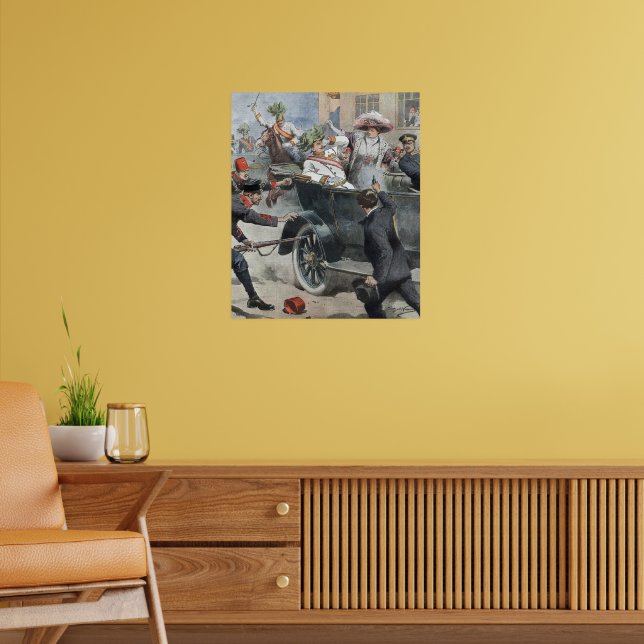 Affiche L'archiduc franz ferdinand assassiné par gavrilo (Salon 2)