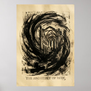 Affiche L'Architecte De La Ruine