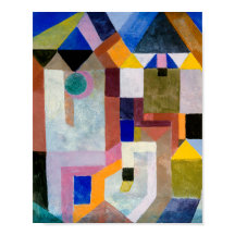 L'Architecture colorée (1917)' de Paul Klee 