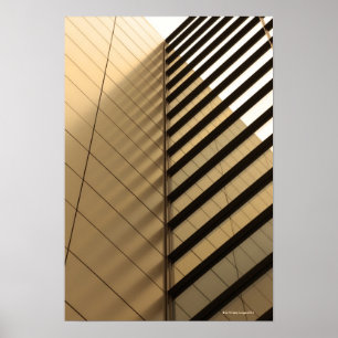 Affiche L'architecture moderne, jaunissent modifié la