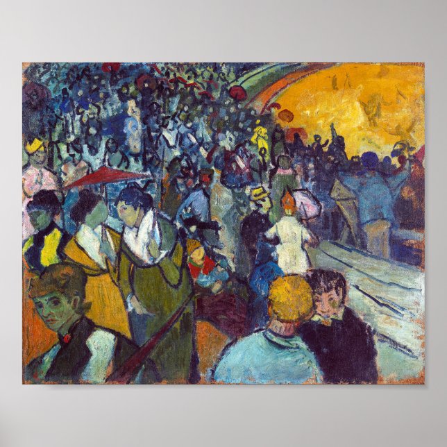 Affiche L'Arène d'Arles | Van Gogh | (Devant)