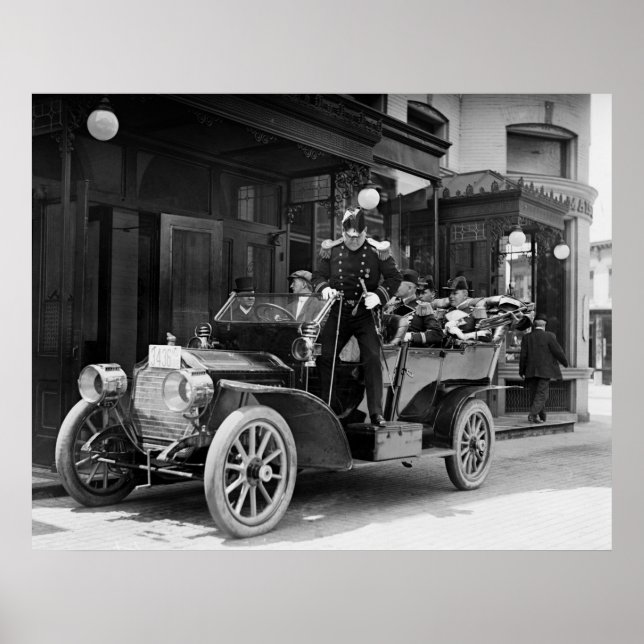 Affiche L'armée allemande à Washington, 1910 (Devant)