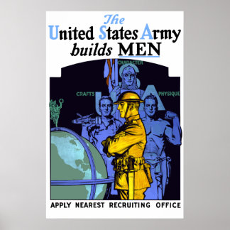Affiche L'armée construit des hommes