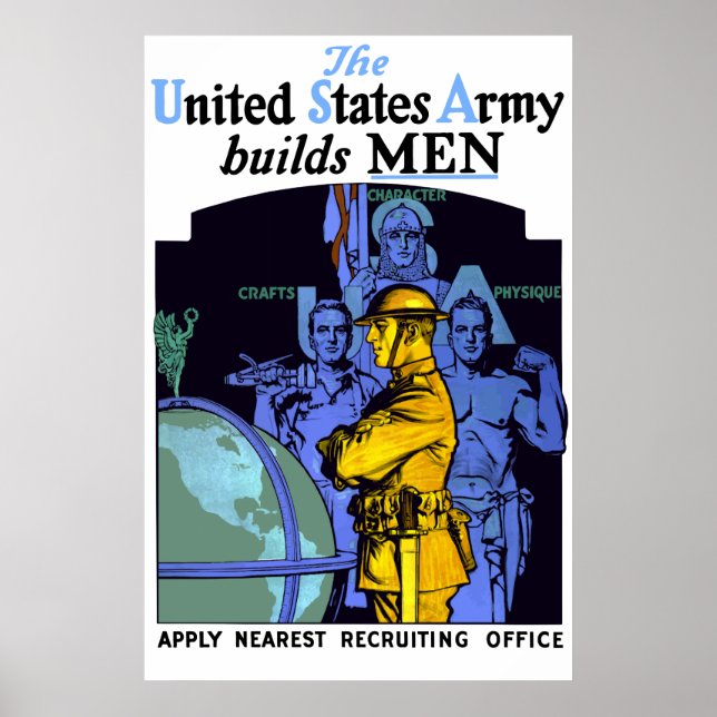 Affiche L'armée construit des hommes (Devant)
