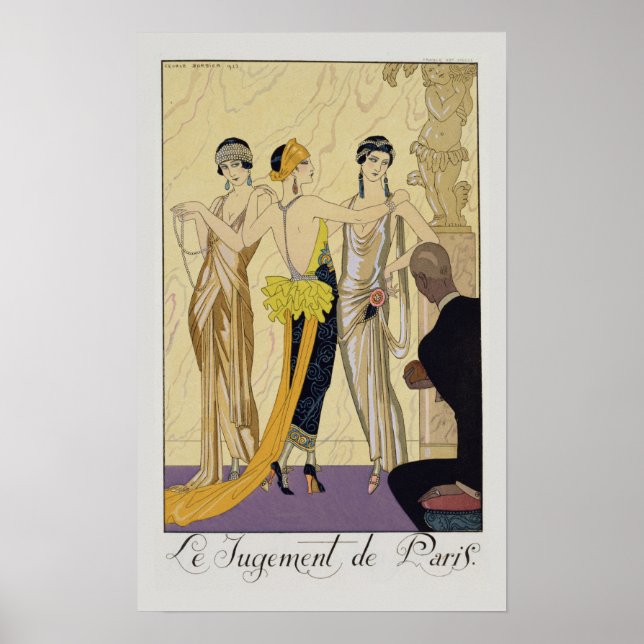 Affiche L'arrêt de Paris, 1920-30 (tirage pochoir) (Devant)