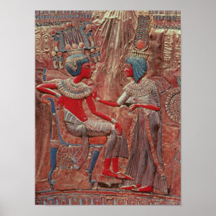 Affiche L'arrière du trône de Toutankhamon