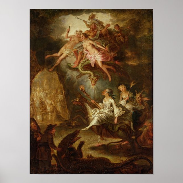 Affiche L'arrivée au Sabbat (Devant)