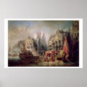 Affiche L'arrivée de Fernando Alvarez De Toledo, duc de