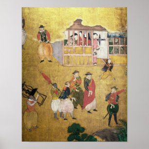 Affiche L'arrivée des Portugais au Japon 2