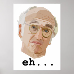 Affiche Larry David Eh
