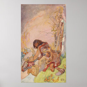 Affiche Larsson - âge de pierre