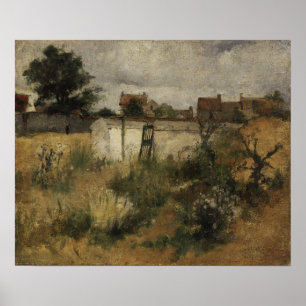 Affiche Larsson - Étude de paysage de Barbizon 1919