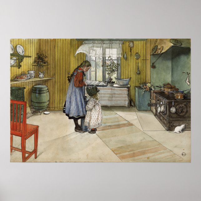 Affiche Larsson - La Cuisine (De A Home) (Devant)