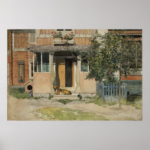 Affiche Larsson - La Véranda (D'Une Maison)