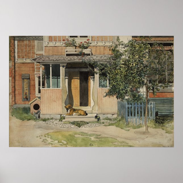 Affiche Larsson - La Véranda (D'Une Maison) (Devant)