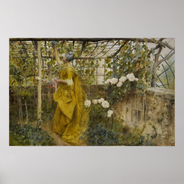 Affiche Larsson - La vigne (Devant)