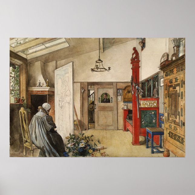 Affiche Larsson - Le Studio (Extrait de A Home) (Devant)
