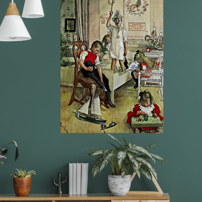 Affiche Larsson - Noël matin (Salon 1)