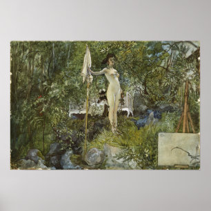 Affiche Larsson - Studio En Plein Air (De Maison)