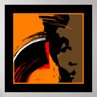 Affiche L'art Abstrait des femmes émergentes