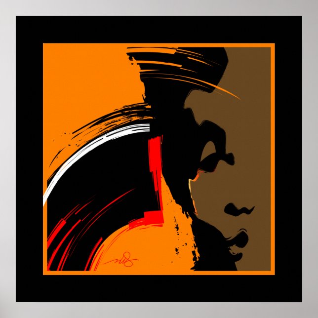 Affiche L'art Abstrait des femmes émergentes (Devant)