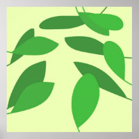 L'art abstrait feuille