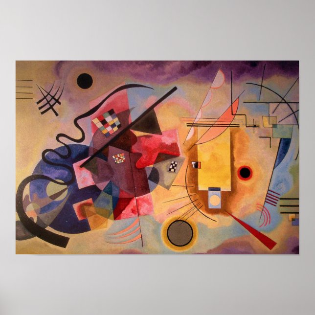 Affiche L'art Abstrait Kandinsky (Devant)