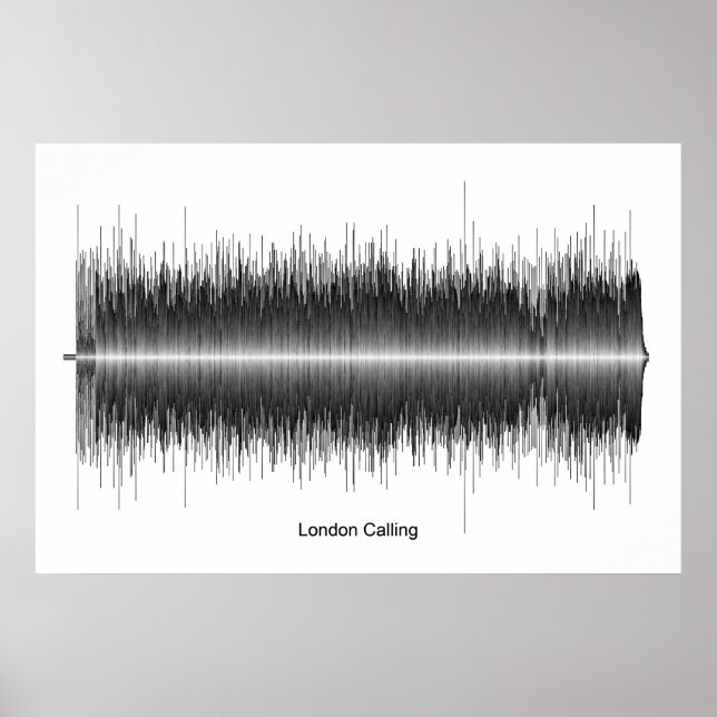 Affiche L'Art Clash London appelant Soundwave (Devant)