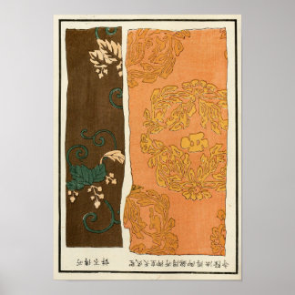 Affiche L'art classique de la dynastie Qing chinoise de 18