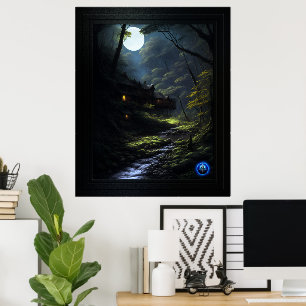 Affiche L'art conceptuel de Dwellers Forêts AI par Xzendor