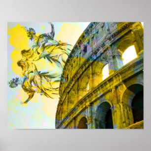 Affiche L'art cool de Rome éléments de manière branchée