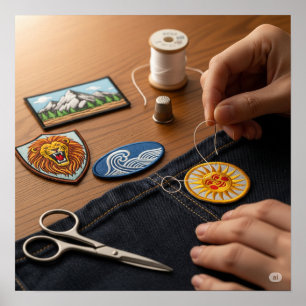 Affiche L'art de coudre