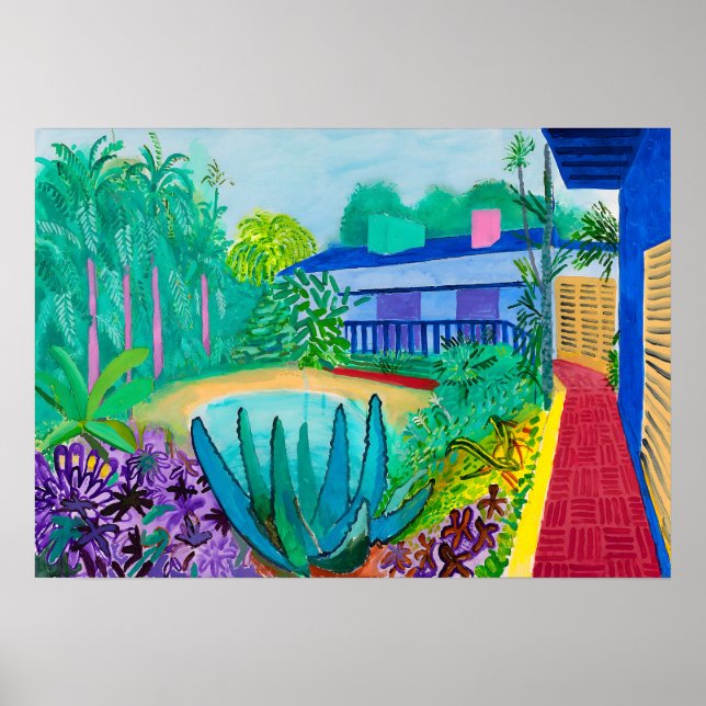 Affiche l'art de David Hockney (Devant)