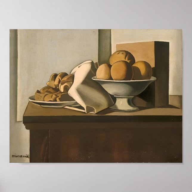 Affiche l'art de Giorgio Morandi (Devant)