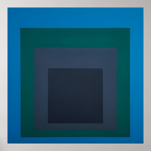Affiche l'art de Josef Albers (Devant)