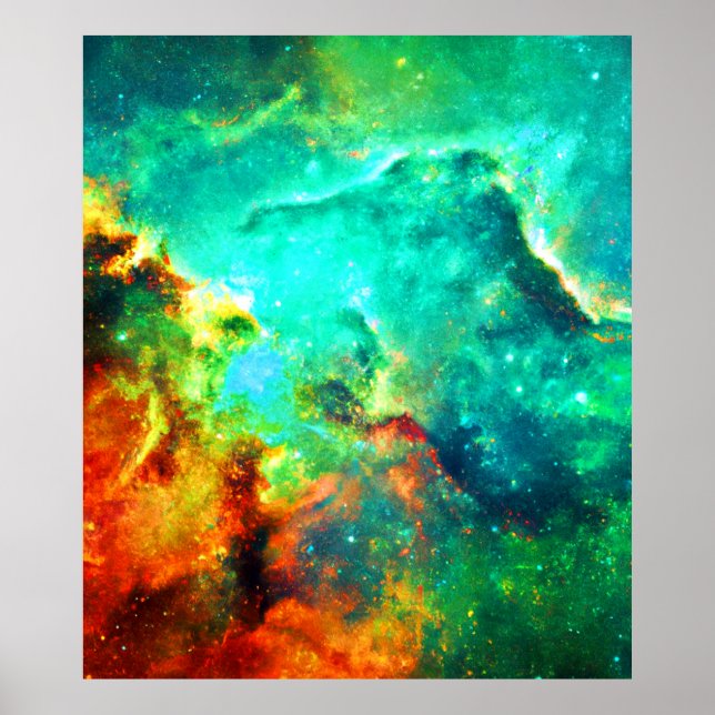 Affiche L'art de la toile galaxie (Devant)