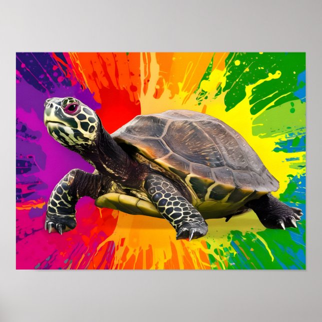 Affiche L'art de la tortue dynamique (Devant)
