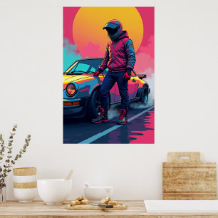 Affiche L'Art de la Vitesse : Pop Street Racer