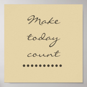 Affiche L'art de l'affirmation ! Mur incitatif positif