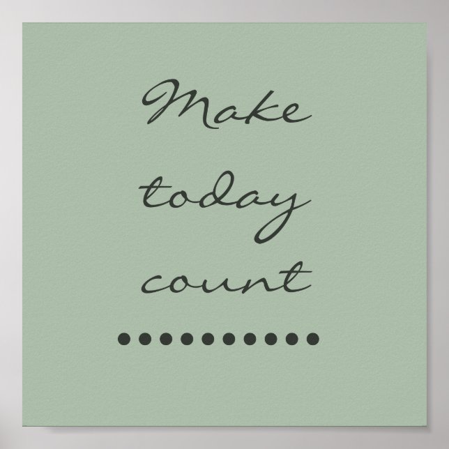 Affiche L'art de l'affirmation ! Mur incitatif positif (Devant)