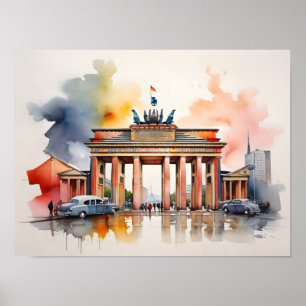 Affiche L'art de l'aquarelle à Berlin