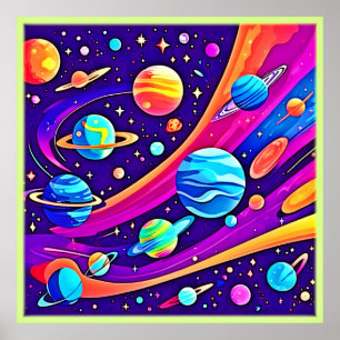 Affiche L'art de l'harmonie cosmique