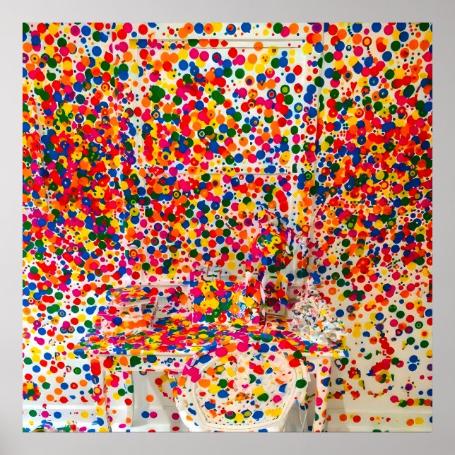 Affiche l'art de Yayoi Kusama (Devant)