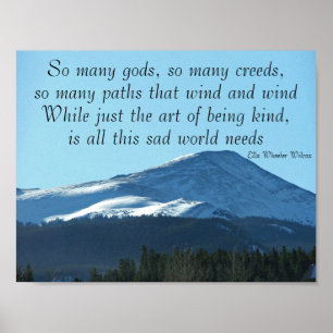 Affiche L'art d'être gentil