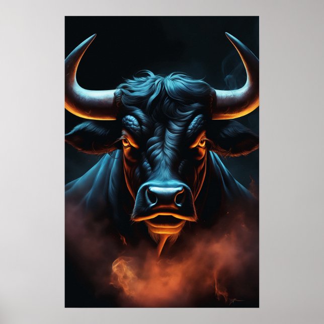 Affiche L'art du Buffalo foncé (Devant)
