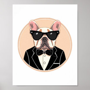 Affiche L'art du chien de taureau français