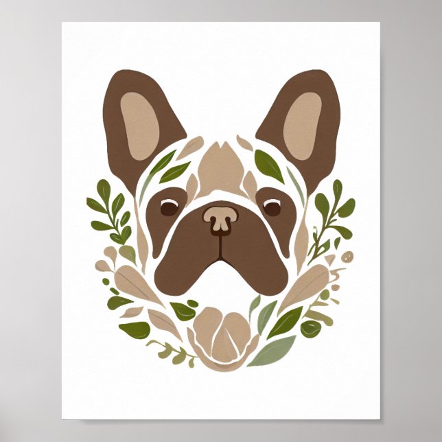 Affiche L'art du chien de taureau français (Devant)