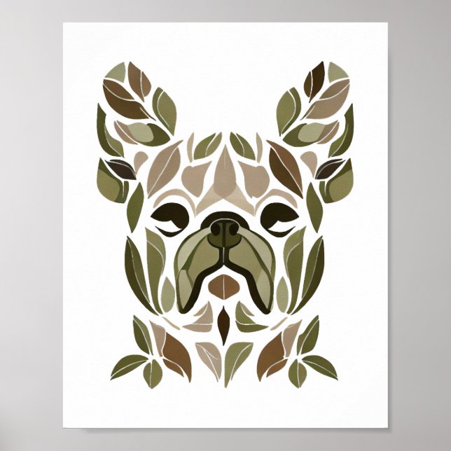 Affiche L'art du chien de taureau français (Devant)
